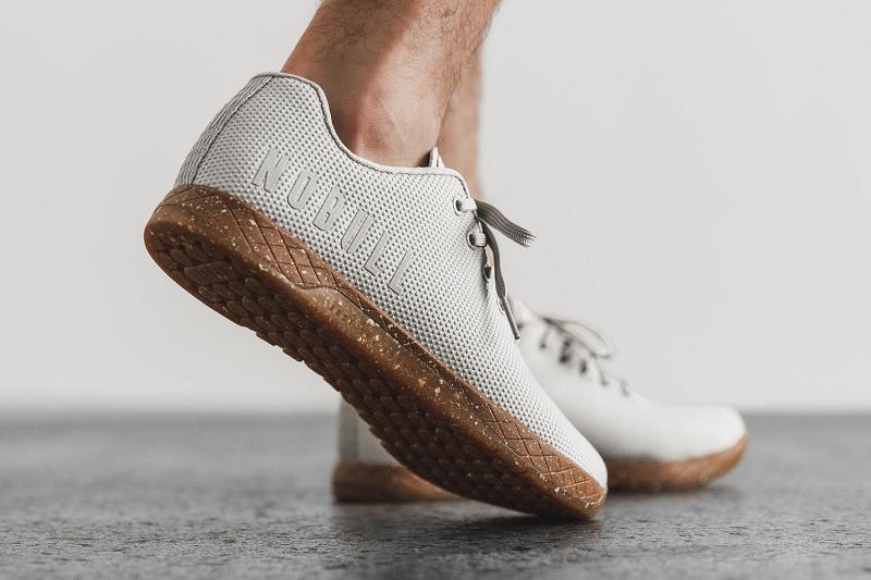 Men's Nobull Moon Rock Speckle Trainers White | SG C2264T